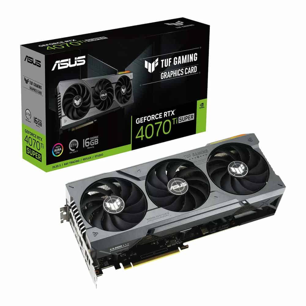 ASUS NVIDIA GeForce RTX 4070 Ti SUPER 16GB TUF Gaming Ada Lovelace Graphics Card